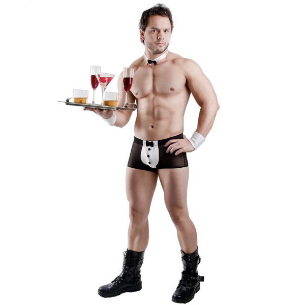 Fantasia Masculina Barman Hot Flowers 00171
