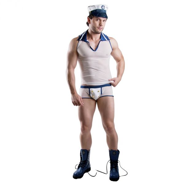 Fantasia Masculina Capitão Hot Flowers 00169